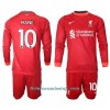 Conjunto (Camiseta+Pantalón Corto) Manga Larga Liverpool Mane 10 Primera Equipación 2021/22 - Niño